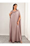 Women'S Embellished Round Neck Batwing Sleeve Maxi Dress - 6
