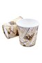 6 oz Disposable Paper Cups with Coffee Theme Print for Tea and Coffee (Pack Of 500) - 2