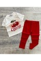 Cherry Printed Long Leggings Set - 2