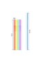 100Pcs 6MM Colourful Flexible Plastic Drinking Straws, Multicolour, Bendable, for Parties and Everyday Use - 7