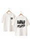 No Limitss Back and Front Chest Printed 100% Cotton Oversize Loose Regular Fit Crew Neck T-Shirt
