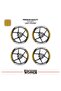 Rks srk125r wide rim cover sticker label model 16-piece set sticker high quality - 2