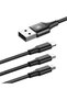 Cablu Rapid 3 în 1 USB Tip-C Lightning Micro - 3