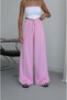 Dark Pink Dawn Elastic Waist Pocket Trousers - 2