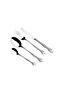 86-Piece Silver Stainless Steel Cutlery Set with Wooden Box | Luxury Flatware Collection