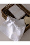 Noemie 2-Pack 100% Cotton Hand Towels - White/Gold - 30X30 cm - 3