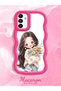 Samsung Galaxy A13 5g Compatible Case Camera Protector Red Silicone Couple Phone Case Girl Pattern - 2