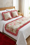 Bedspread Alternative with 2 Cushion Covers, Runner Set Alternative to Pique, Runner Set Vintage Bohemian Design - 2