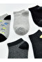 Two Mt Shop Quality Lcw Kids Mixed Patterned 5-Pack Boys' Bootie Socks - 2