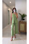 Soder Green Vest Pants Set - 4