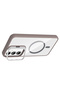 حافظة لهاتف Galaxy A55 مع حامل للكاميرا ودعم MagSafe وظهر شفاف من السيليكون - 2