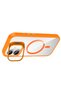 iPhone 17 Case with Camera Stand, Magsafe Compatible, Transparent Back, Silicone Omsy - 2