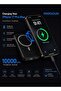 Magnetic Power Bank 10000mAh for iPhone 17 Pro Max – MagSafe Compatible Portable Wireless Charger with Built-in Cables Type-C, Lightning, USB black - 4