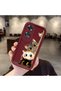 Oppo A60 Compatible Case Camera Protector Claret Red Silicone Couple Phone Case Cat Pattern