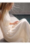 Esvab • Modern & Distinctive Zero Roba Collar Waist-Slit Flared Dress - 4