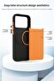 Case 17 Pro Max, TPU Shock-Absorbent Basic Cover, case cover (2025) - Black and orange