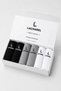 Men's Cotton Bootie Socks 6 Pack Short Ankle Casual Sports - Black - White - Gray - 2
