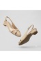 (Park Moda) Closed Toe Casual Women's Shoes Beige - 5