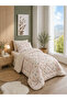 Floral Patterned Welsoft Single Duvet Set |   1 Piece Quilt 155X215 Cm, 1 Piece Pillowcase 50X70 cm |   Padded, Soft, Cotton Set