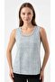 Embroidered Muslin Strap Blouse - 3
