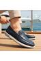 9240 Genuine Leather Ultra Comfort Sole Loafer Shoes - 4