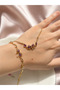 Purple Ribbon Set-Purple Ribbon Necklace and Bracelet Set - 2