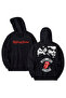 The Rolling Stones Printed Cotton Long Sleeve Hooded Sweatshirt with 3 Yarns
