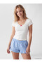 Esvab • Modern & Distinctive Embroidered Women's Shorts Pajama Set - 2
