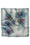 Sura Silk Scarf Nostalgia Petrol Blue - 3
