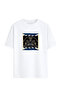 Oversize Printed Unisex 100% Cotton T-Shirt Live Free White - 3