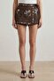 Short Skirt Embroidered Double Breasted - 4