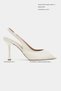 Betty Beige Matte Open Toe Women's Heeled Shoes - 2