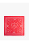 Hearted Square Satin Scarf - 2