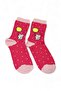 Girl's 6-Piece Pink Polka Dot and Teddy Bear Patterned Socks Set for 11-12 Years Old - 5