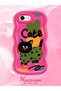 iPhone Se 2022 Compatible Case Camera Protector Red Silicone Couple Phone Case Cat Pattern - 2