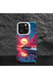 Samsung Galaxy A31 Compatible Silicone Edge Hard Back Case Couple Phone Case Sunset Patterned - 5