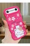 Tecno Spark Slim Compatible Case Camera Protector Red Silicone Couple Phone Case Cat Pattern