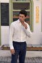 Adra Premium 100% Cotton Regular Fit White Men's Shirt - 2