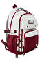 Burgundy Unisex School Backpack with Accessories Primary School - Middle School - High School - 6