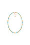 Steel Moneta Necklace Green