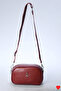 Riga Burgundy Women's Crossbody Bag |   Soft Textured, Multi-Compartment Daily Shoulder Bag ⭐ - 5