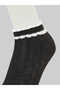 Pack of 2 - Girls Scalloped Edge Detail Socks - 3