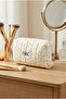2-Piece Quilted Organizer Makeup Bag - 3