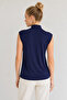 Women's 100% Viscose Half Turtleneck Sleeveless Blouse I Comfortable Fit Sleeveless Blouse I Flexible Minimal Sleeveless Basic Blouse I Women's Bodysuit I Standard Size - 2