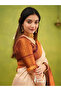 Beige Soft Banarasi Silk Saree - MAF3153 | Beige - 3