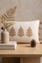 Botanical Embroidered Tassel Cushion Cover 35X55 cm - 6