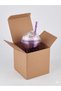 Cool Teddy Series: Frosted Gel Flask with Movable Beads and Straws - 6