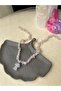 Pink Quartz Mushroom Necklace - 4