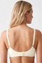 Women's 6825 2-Piece Economical Pack Black - Ecru One-Piece Seamless Underwire-Free Daily Laser Cut Bra - 7