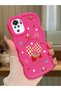 Redmi Note 10 4g Compatible Case Camera Protector Red Silicone Couple Phone Case Strawberry Pattern